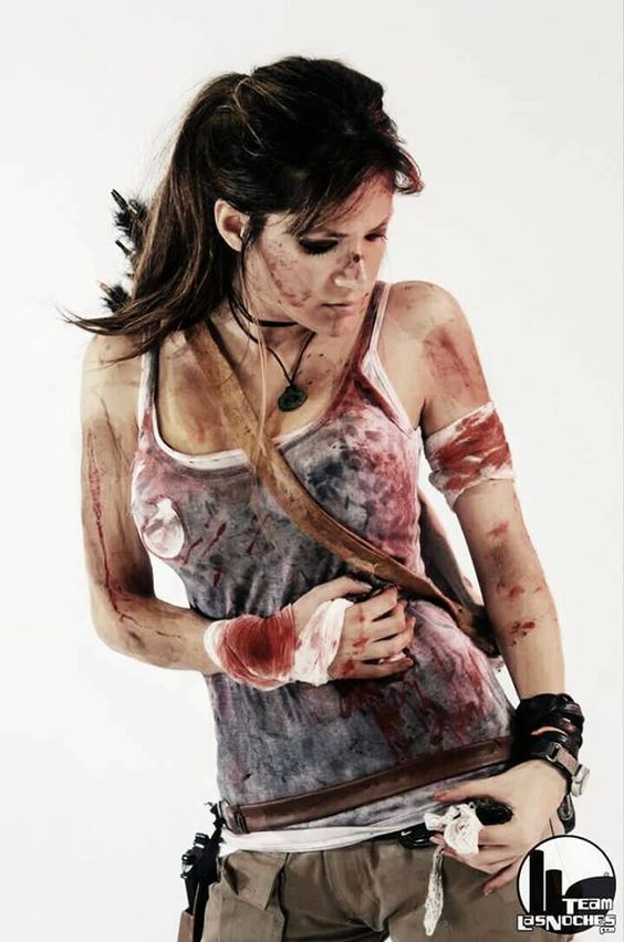 Lara croft gruselige zombies foto 2