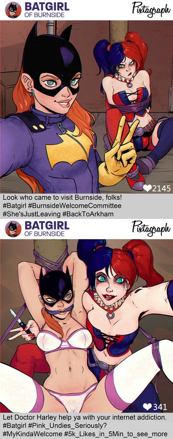 Harley quinn und batgirl porno foto 4