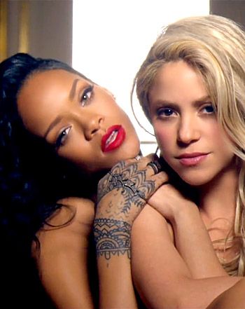 Shakira porno musikvideos mit rihanna beyonce